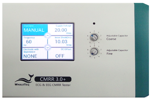 CMRR 3.0+ front panel (Adjust Vc voltage ~ 10 Vrms) CMRR 3.0+ front panel (Adjust Vc voltage ~ 10 Vrms)