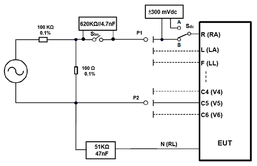 ECG 通用试验线路
