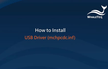 First Time Using WhaleTeq Product