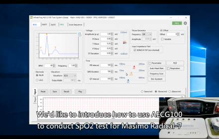 【AECG100】SpO2 Quick Test for Masimo Radical 7