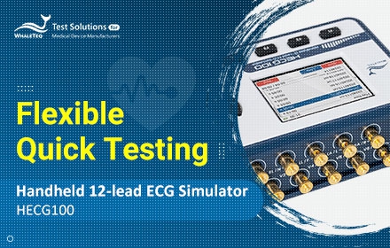 【HECG100 Handheld 12-lead ECG Simulator】Flexible Quick Testing