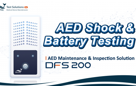 【DFS200 AED Maintenance & Inspection Solution】 AED Shock & Battery Testing